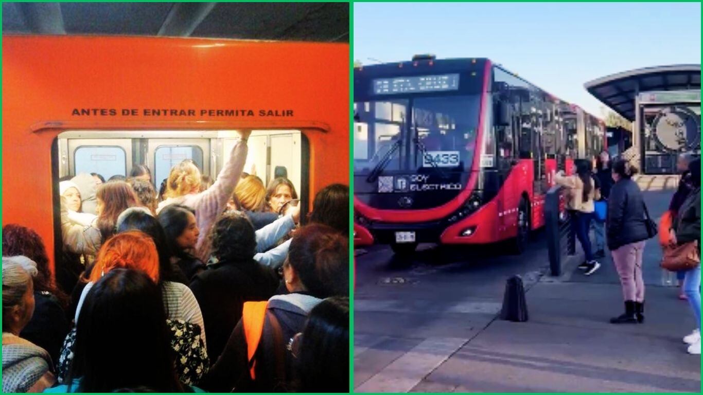 Línea 3 del Metro y Metrobús con problemas hoy