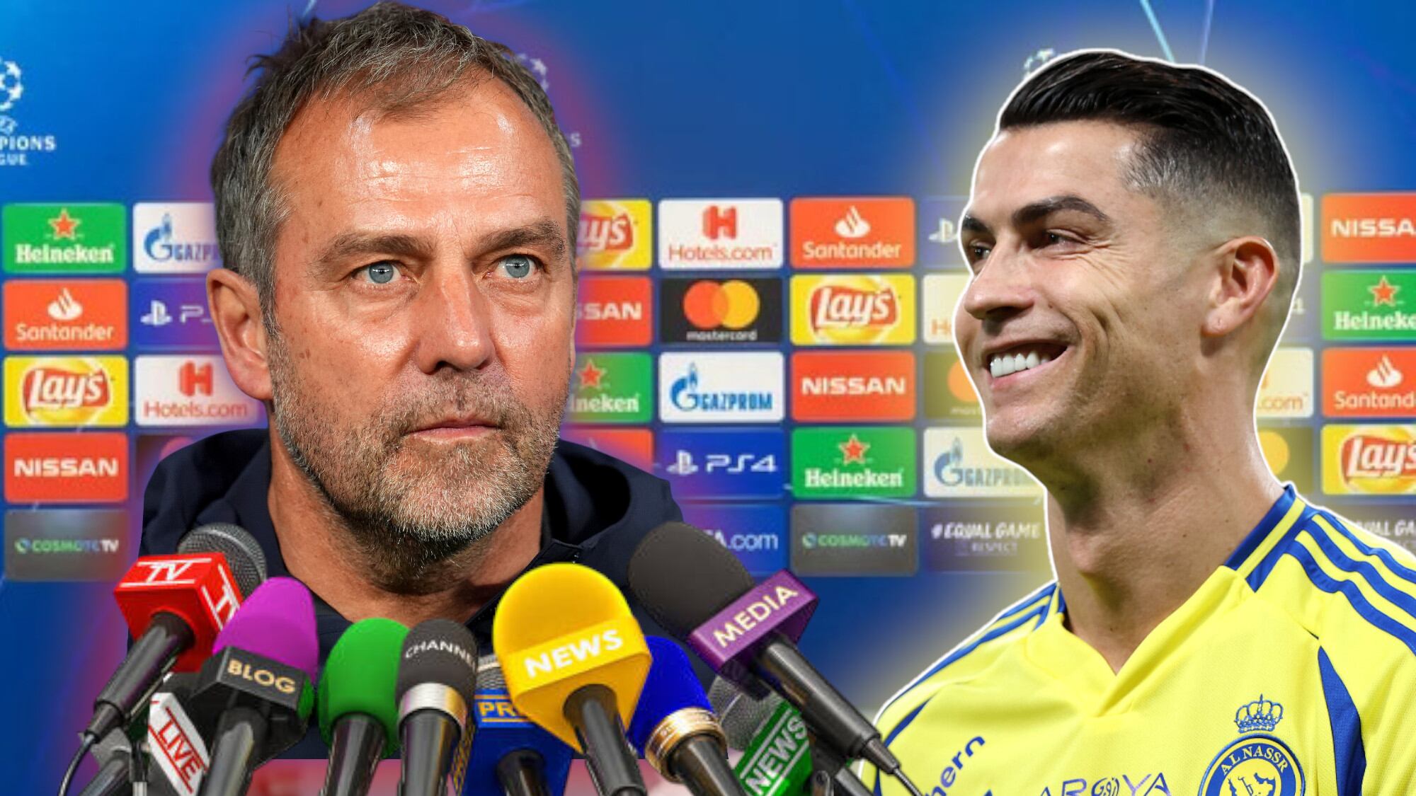 Hansi Flick elogia a Cristiano Ronaldo