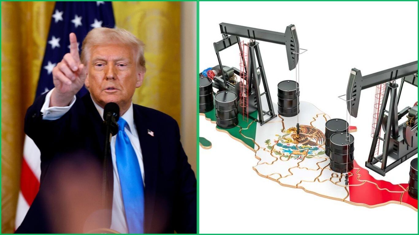 Trump sugiere arancel al petróleo de México