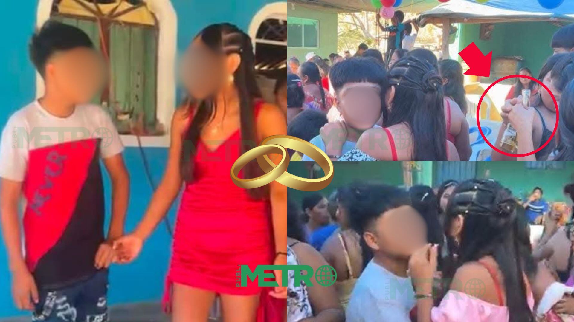 En vivo y ‘a la antigüita’: Casan a menores de edad en Acapulco y transmiten boda en redes