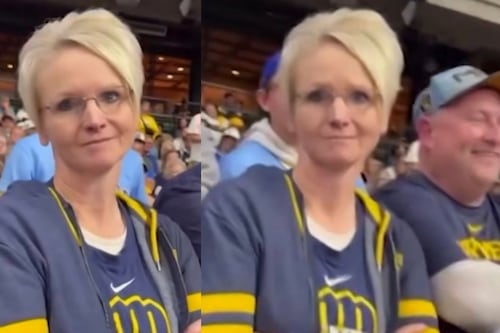 Video: Fanática agrede a fan latino de Dodgers; amenazó con llamar a agentes de ICE