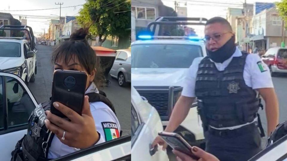 Reportera es intimidada con arma de fuego por uniformados en Neza