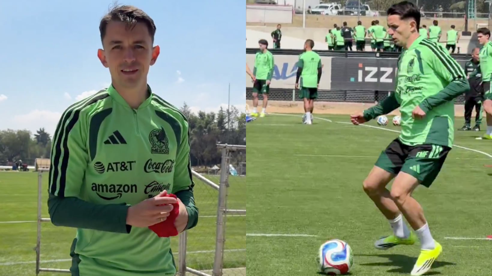 Fidalgo ya entrenó con México.