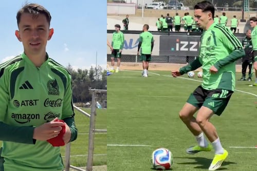 “Me dieron dos o tres patadas”: Así fue el primer entrenamiento de Fidalgo con selección