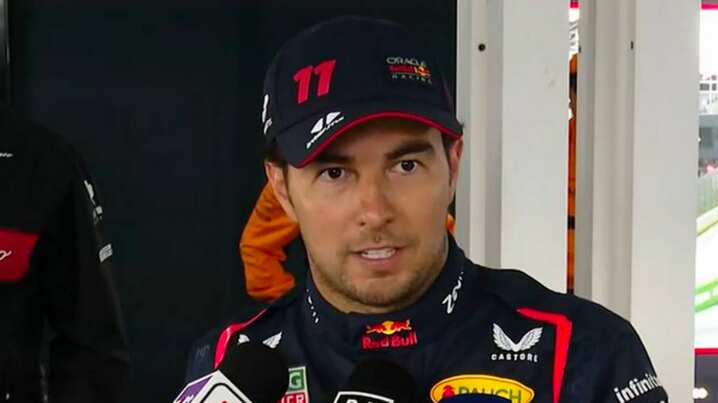 Sergio Pérez explica que fue lo que faltó para quedarse en podio.