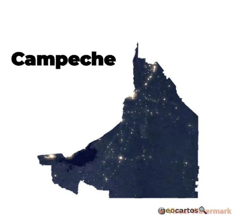 Mapas de satélites de México