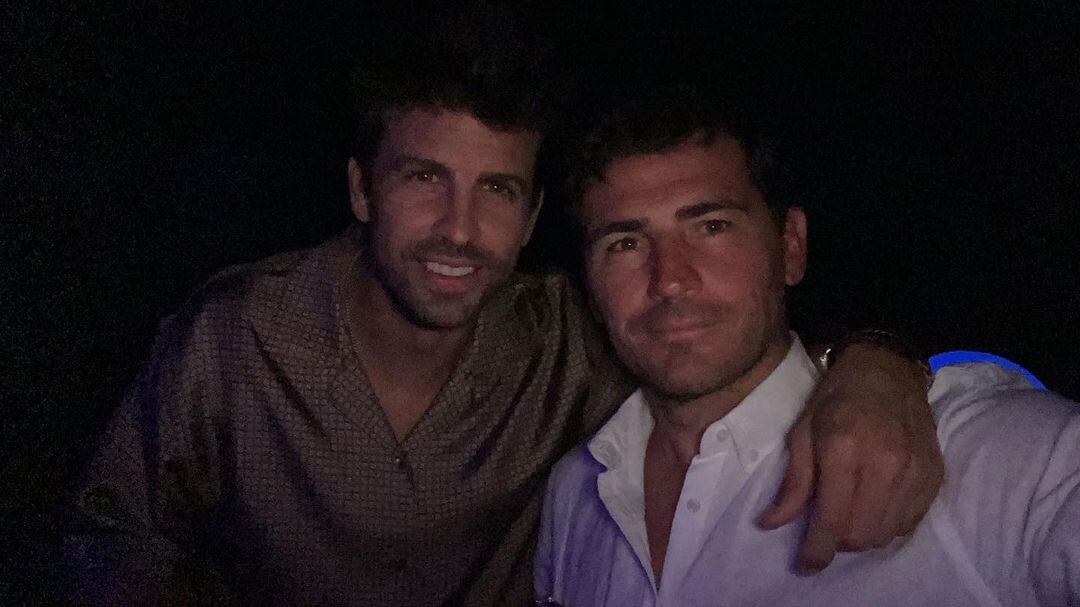 Gerard Piqué e Iker Casillas
