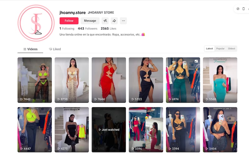 Cuenta de TikTok de la mamá de Yusvely Marianny