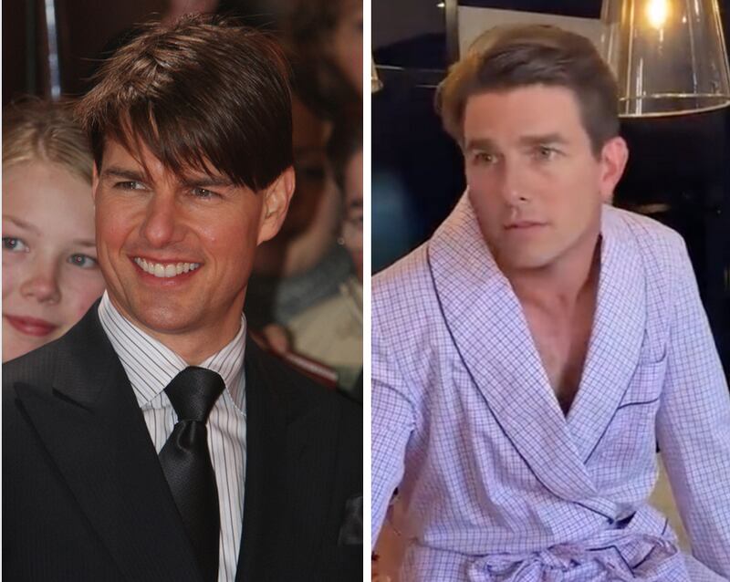 El sorprendente parecido del acompañante de Paris Hilton con Tom Cruise