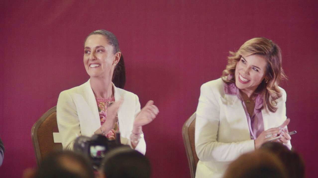 Claudia Sheinbaum y Marina del Pilar.