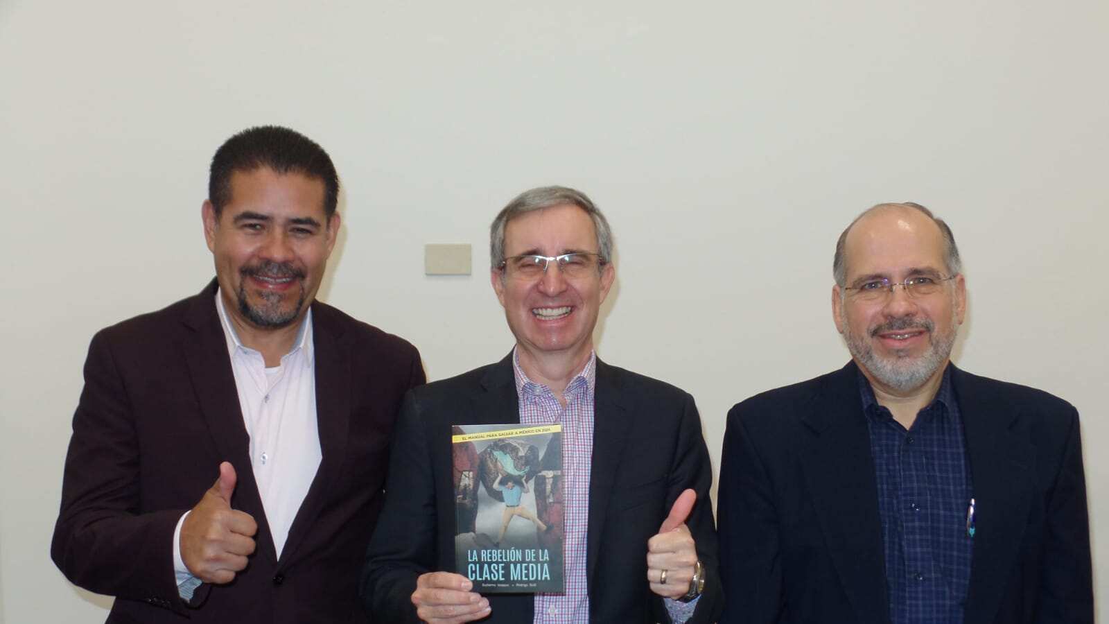 Leonardo García Camarena, Guillermo Velasco Barrera y Javier Lozano Ferral.