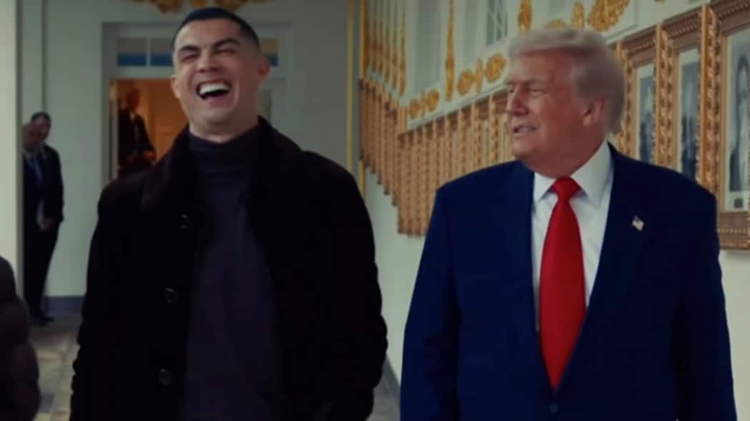 Cristiano Ronaldo se reunió con Trump.