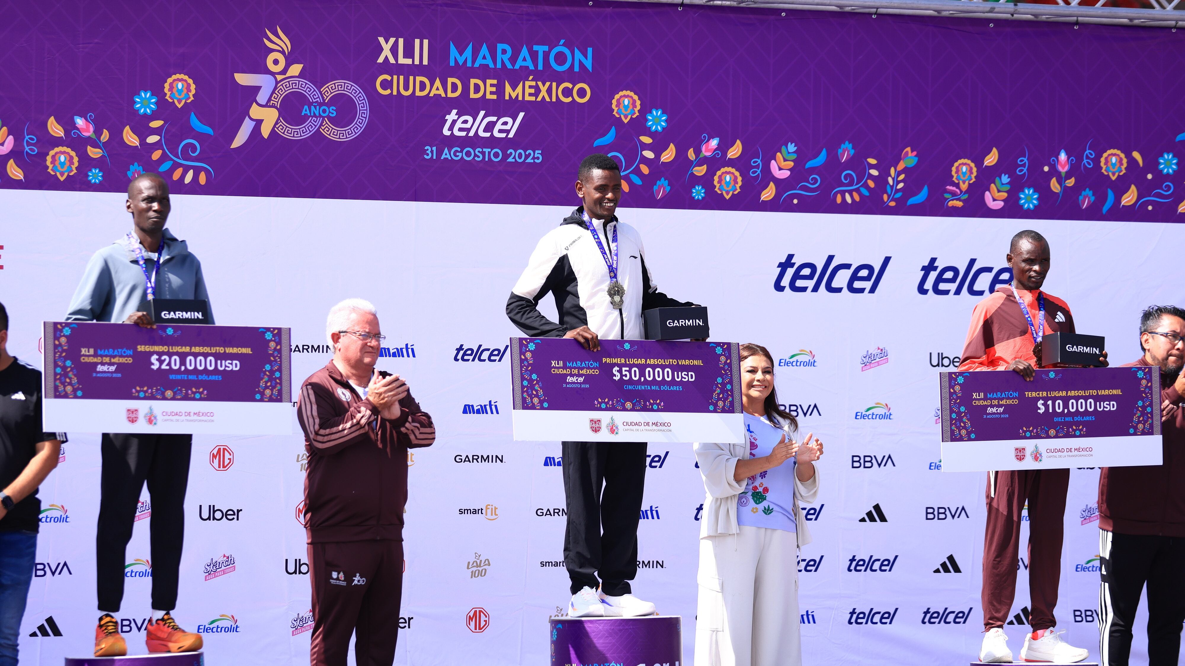 Ganadores Maratón CDMX 2025.