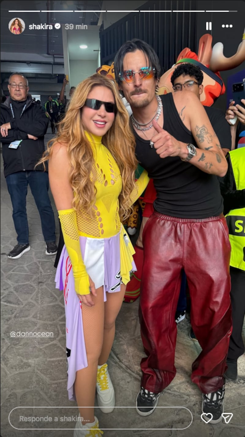 Historia de Shakira en Instagram tras la inauguración