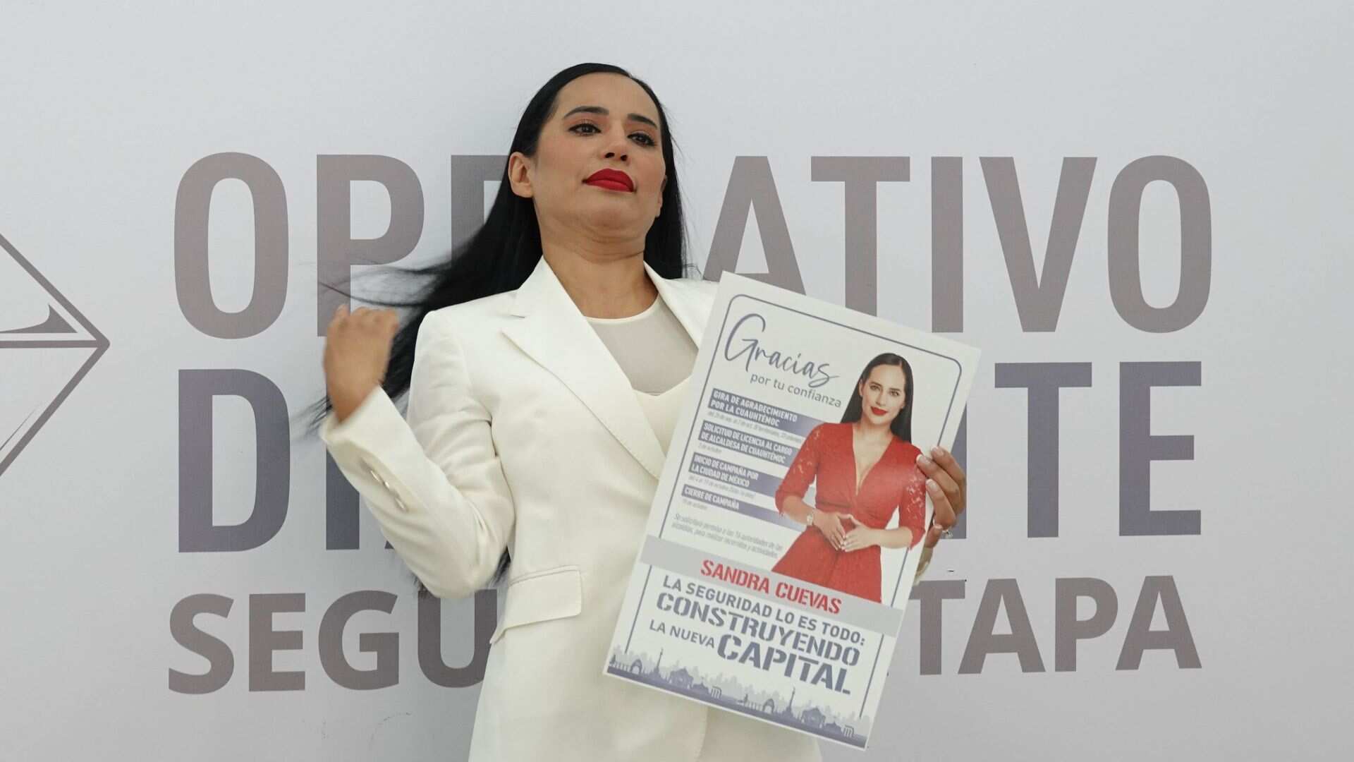 Morena se burla de Sandra Cuevas por exclusión a jefatura de Gobierno