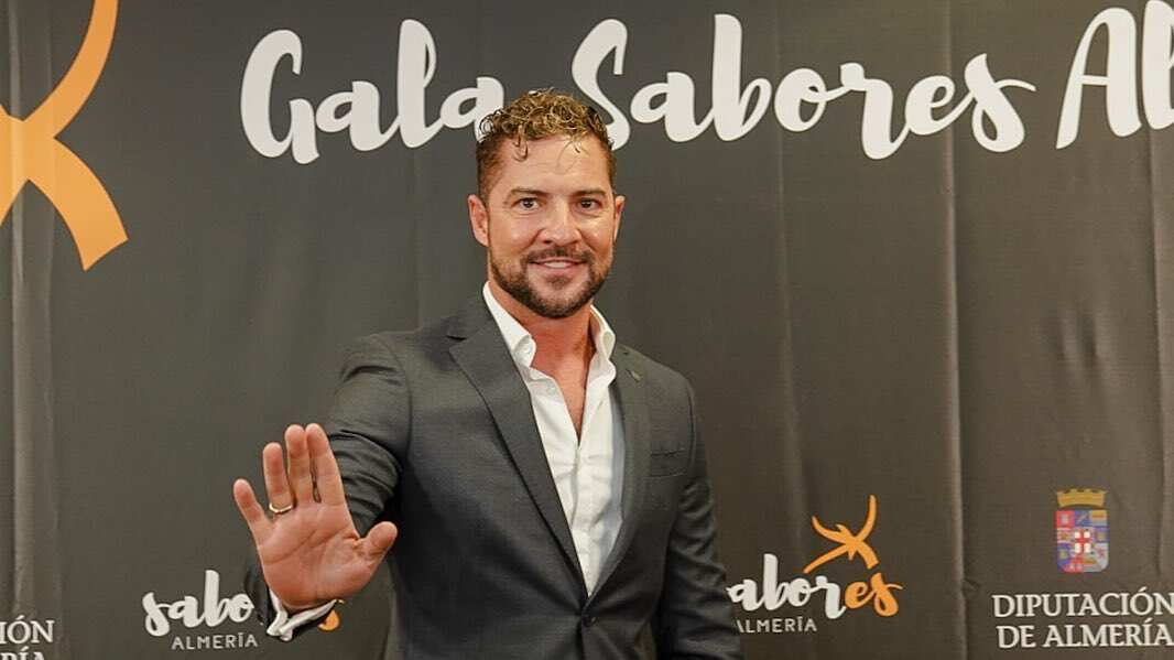 David Bisbal en la Gala de Sabores de su Almería natal. / Instagram: @davidbisbal