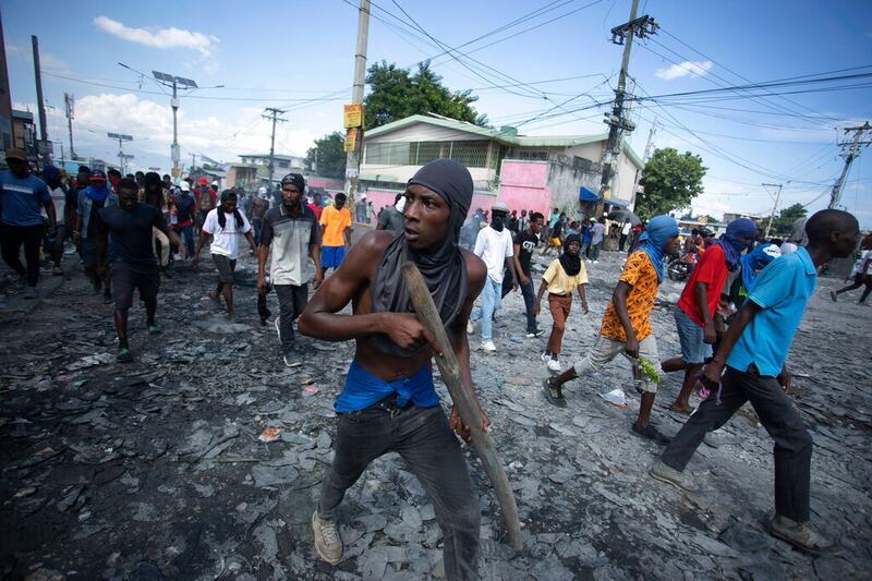 Protestas en Haití