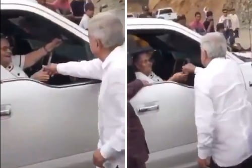 Así fue el polémico encuentro de AMLO con la mamá de ‘El Chapo’ Guzmán