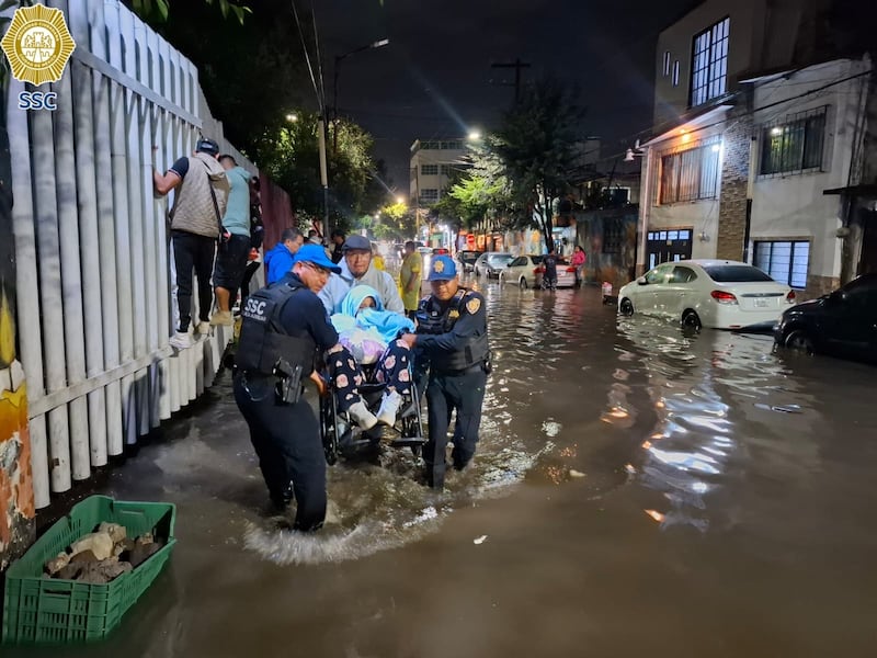 Afectación por lluvia CDMX