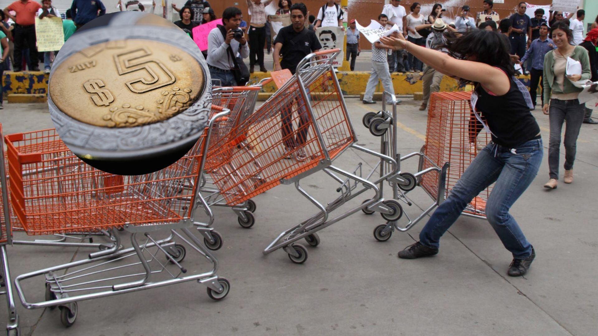 El cobro por usar los carritos en el supermercado sorprendió a los regios