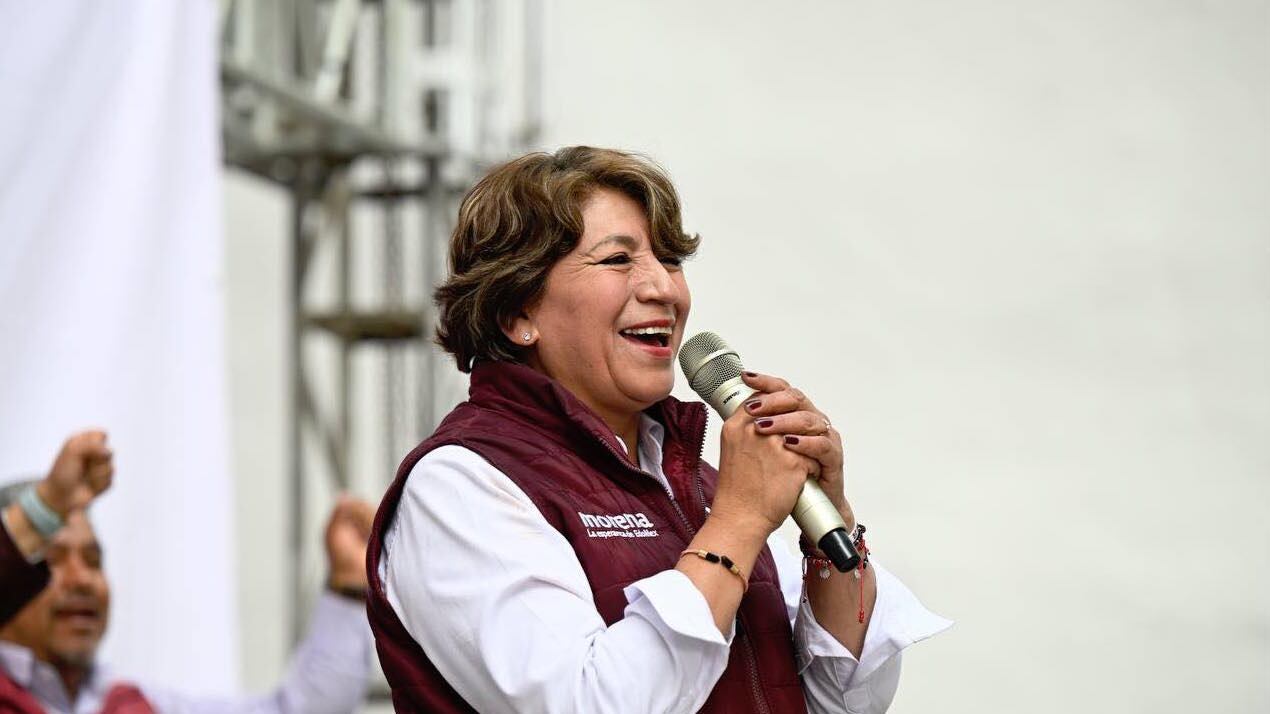 La maestra Delfina Gómez pidió a los simpatizantes ser embajadores de la verdad.