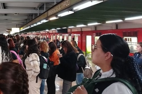 ¿Otra vez el Metro? Reportan retrasos de hasta 20 minutos en la Línea 3 hoy
