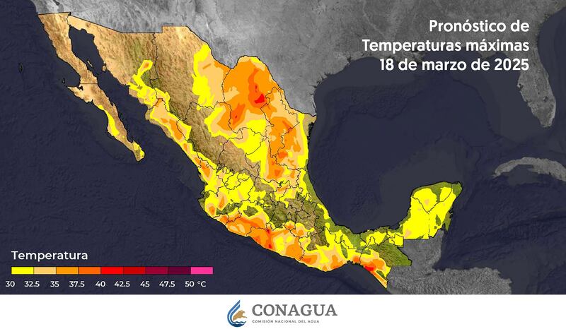 Temperaturas en México