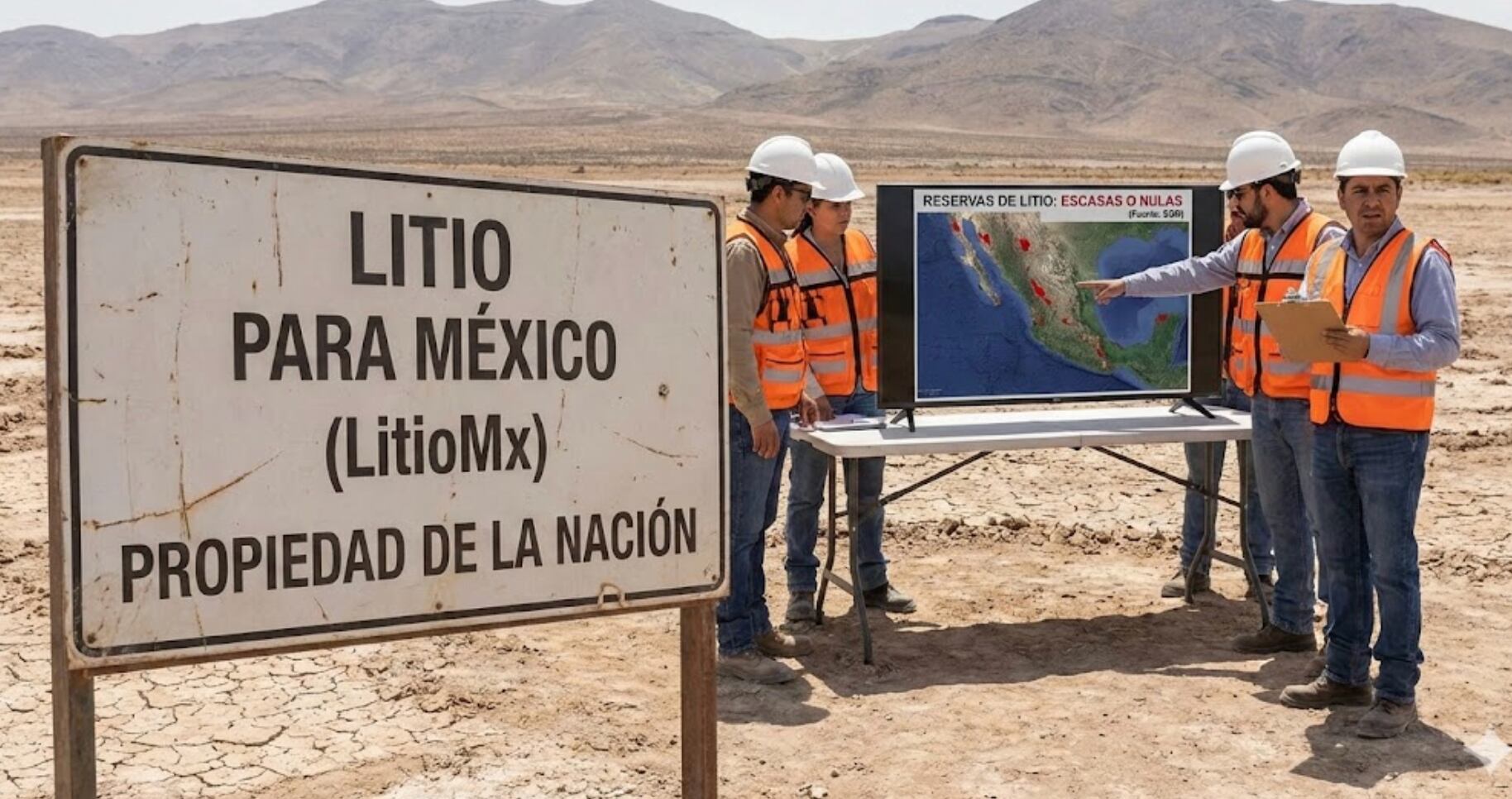 ¿Y el oro blanco? Gobierno admite que el litio es “escaso o nulo” en México tras creación de LitioMx