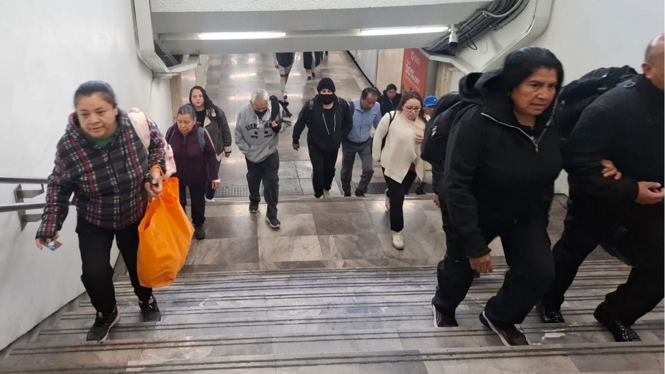 Alta demanda en el Metro de la CDMX