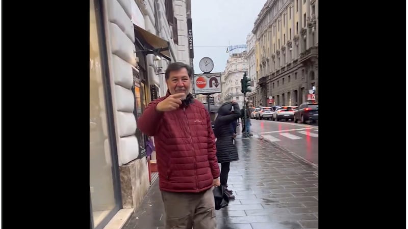 Noroña pasea en Roma mientras la austeridad de la 4T se queda en casa