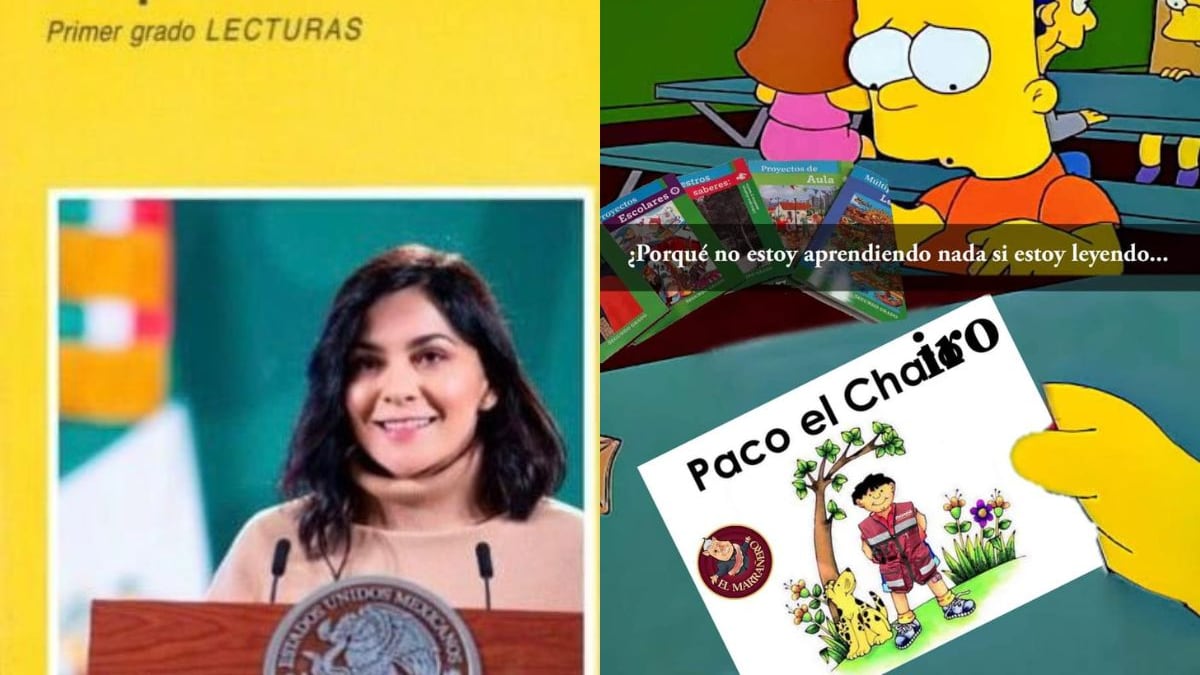 Memes de libros de texto de la SEP.