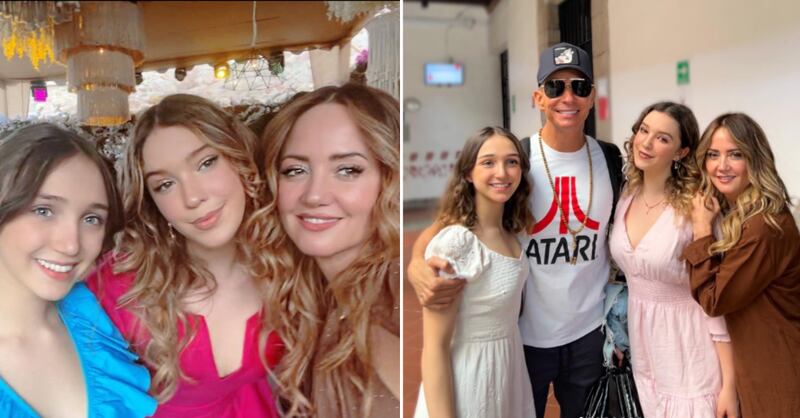 Las hijas de Andrea Legarreta presumen su estilo de vida en redes sociales.