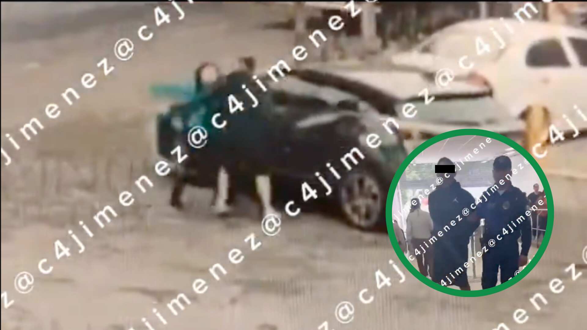 La víctima, una mujer de 35 años, fue golpeada en el rostro cuando salía de una tienda de conveniencia en Álvaro Obregón.