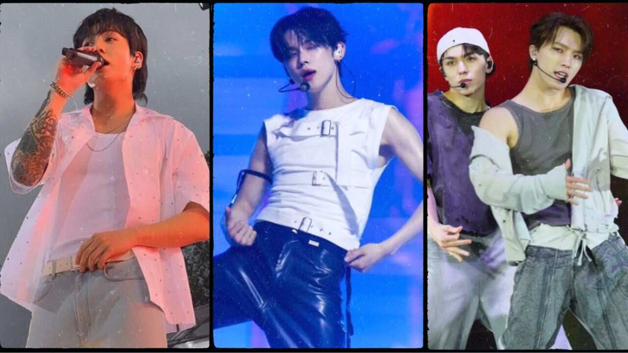 Jungkook de BTS, Yeonjun de TXT y Vernon y Dino de Seventeen