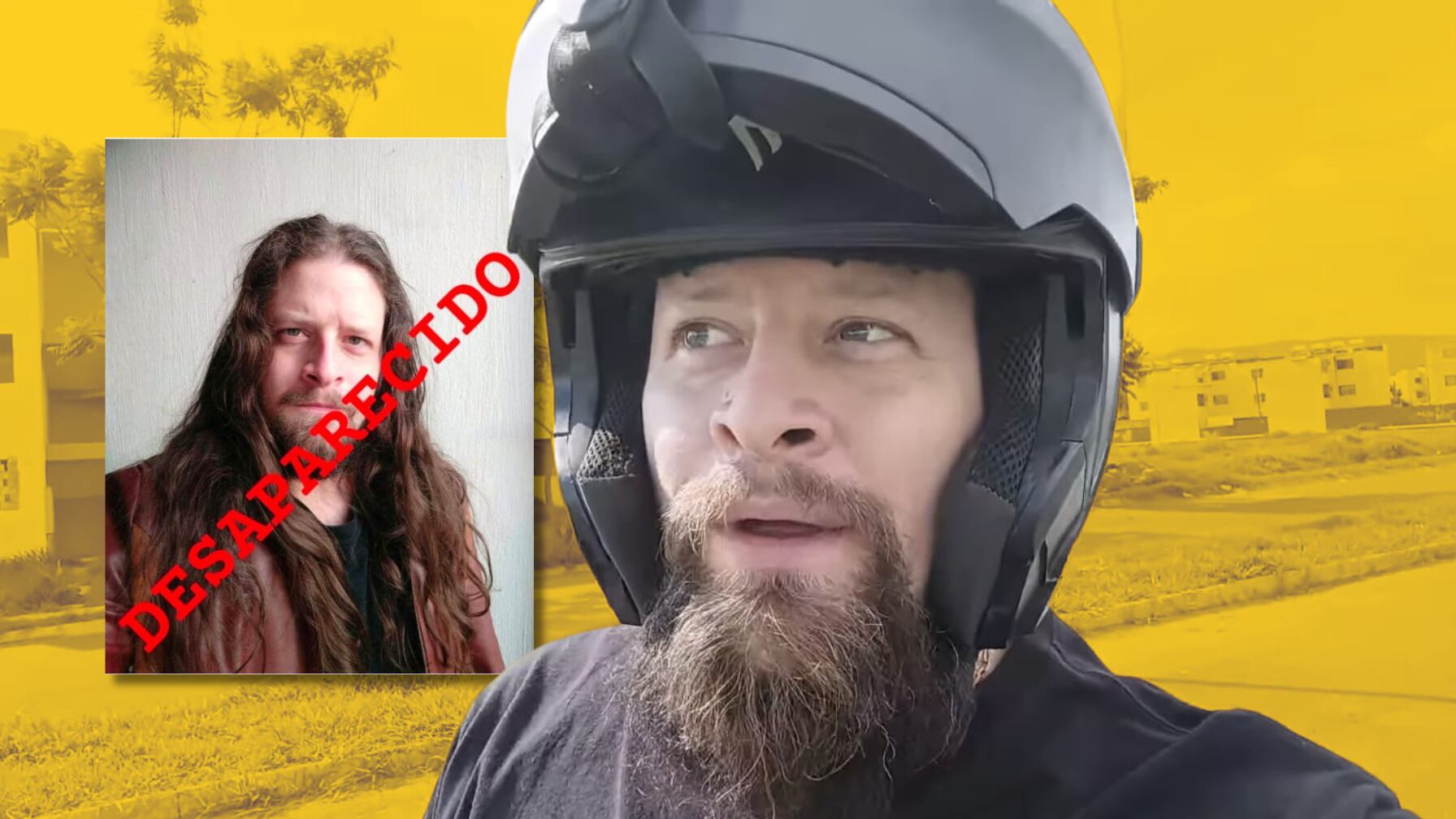 Amigos y seguidores organizan búsqueda para dar con el paradero de Mr. Yizus, figura muy querida en la comunidad biker.