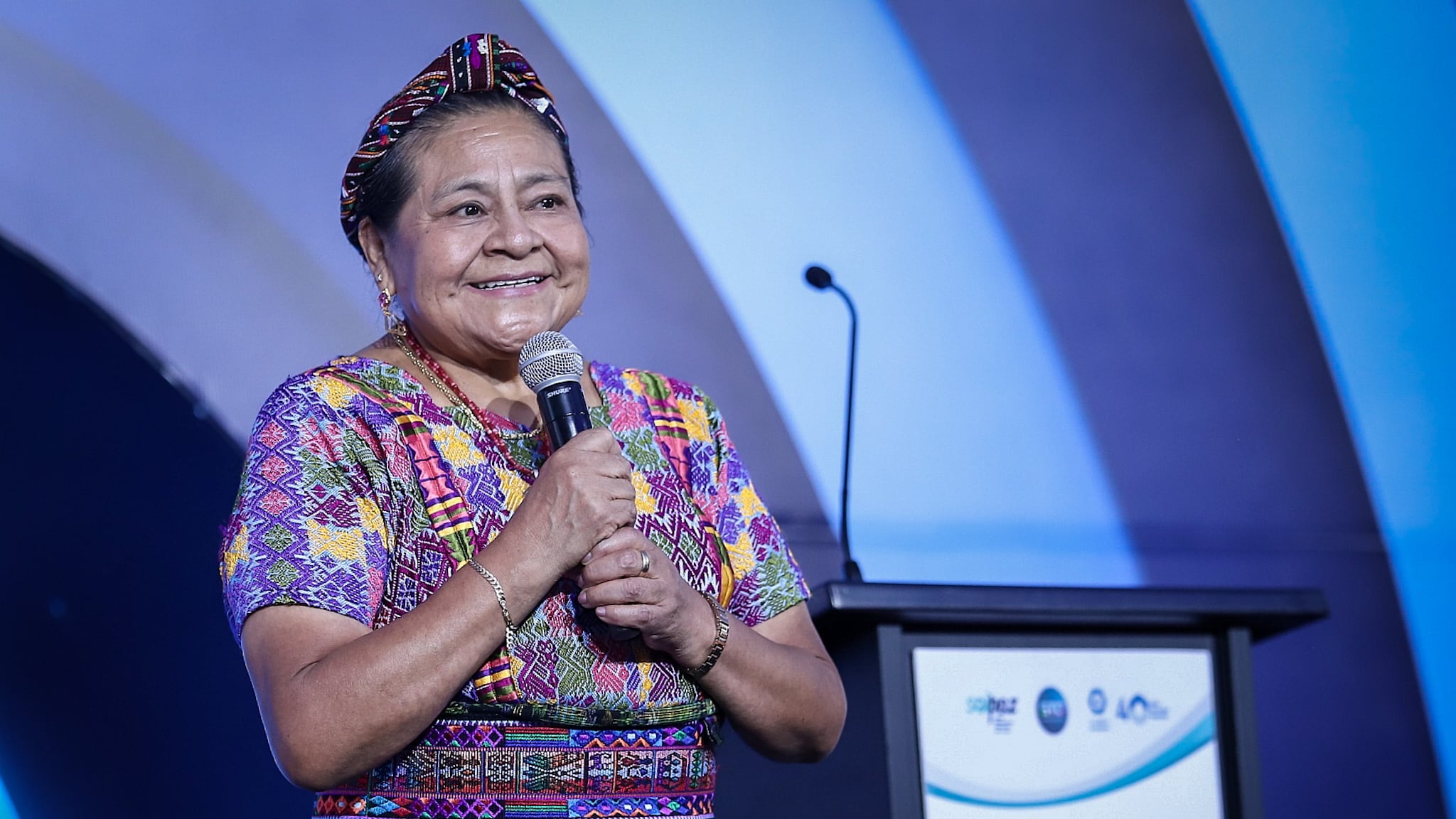 Rigoberta Menchú.