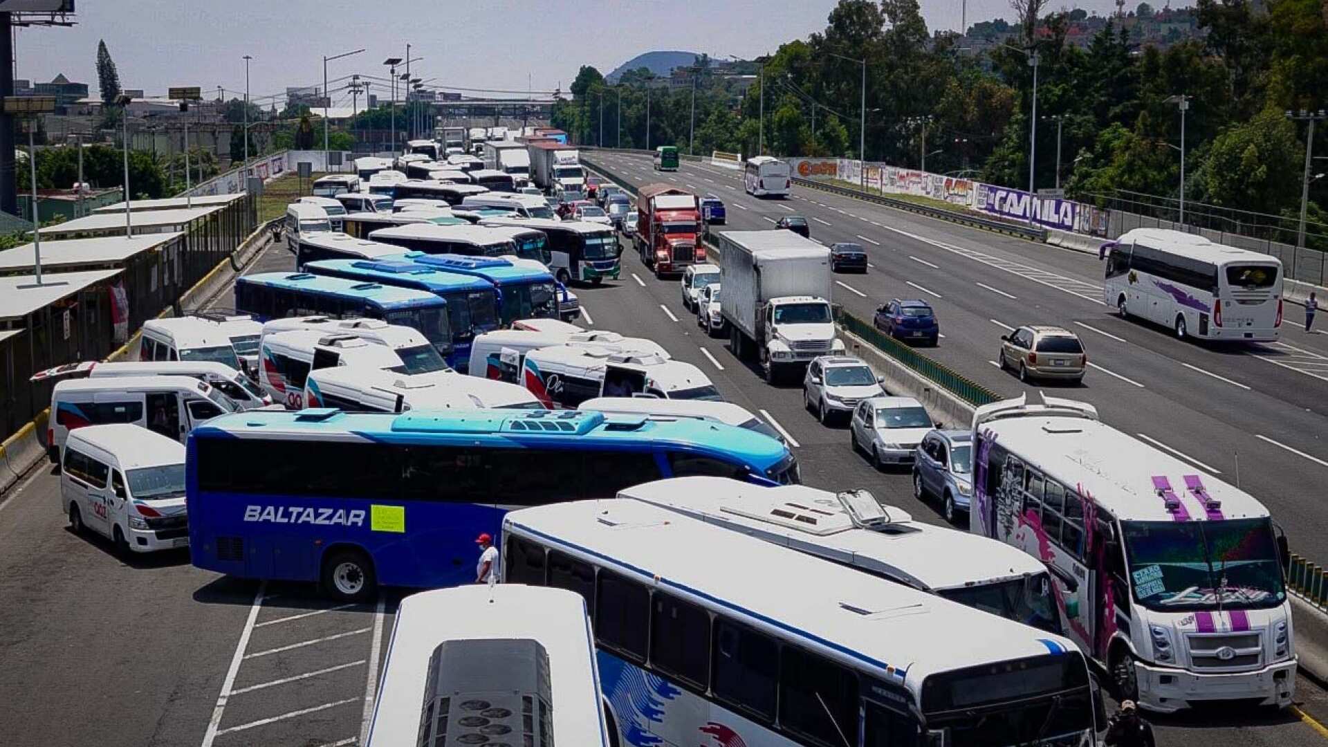 Transportistas se manifestarán en entradas a Edomex lunes 4 de septiembre