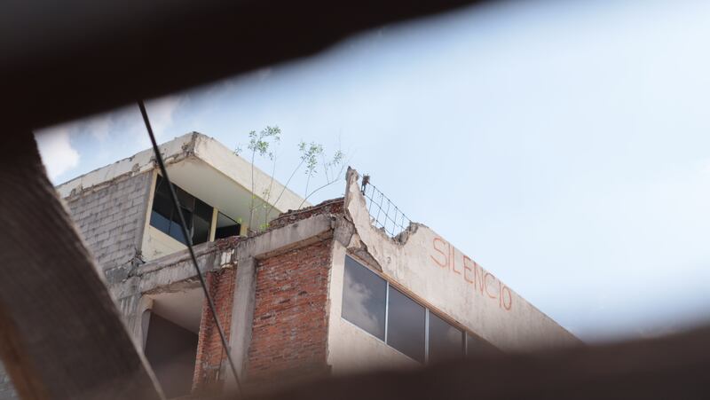 Edificios dañados tras el sismo del 19S. Foto: Alejandra Mejía / Publimetro.