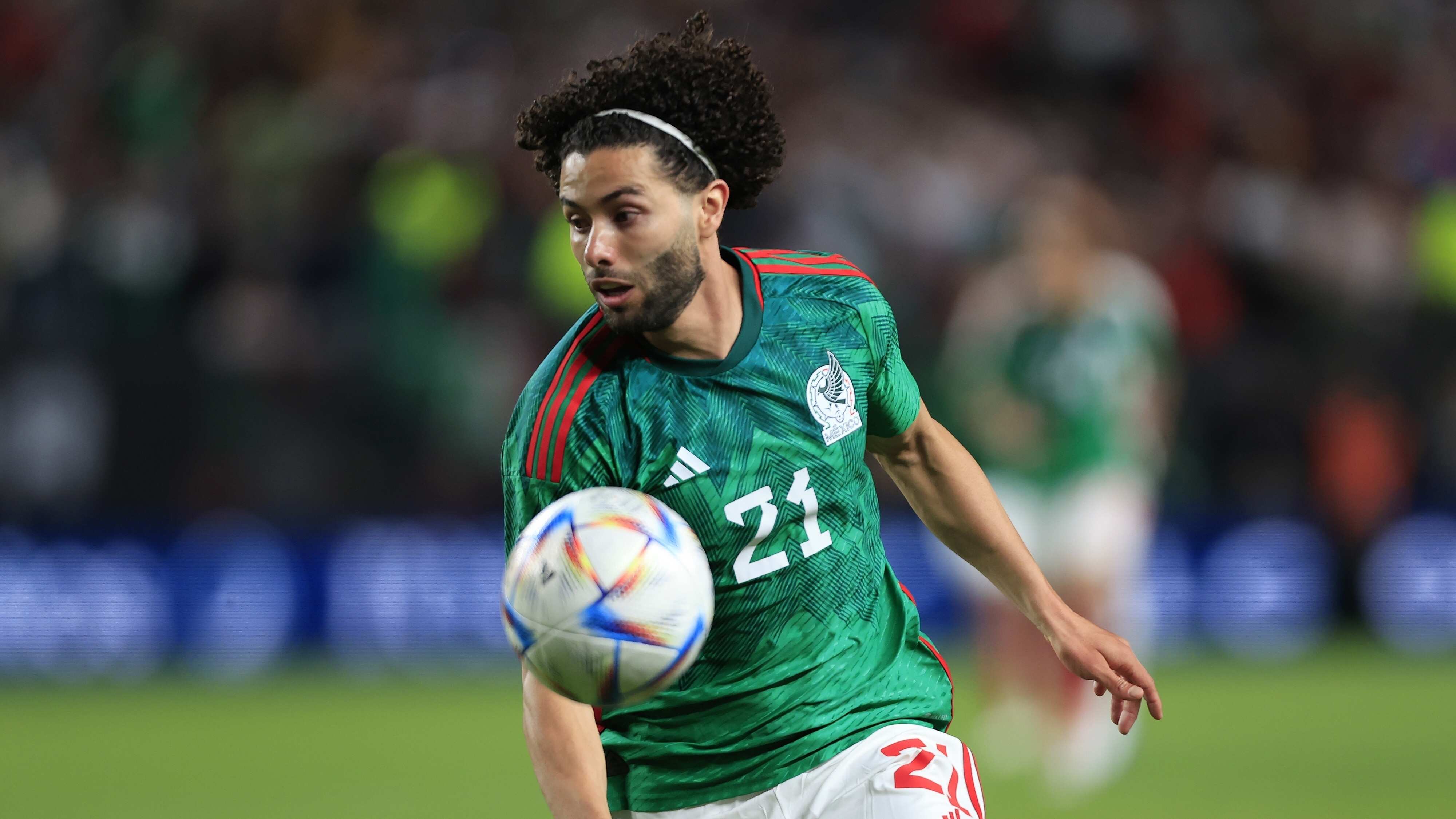 Cesar Huerta of Mexico during the game Mexican National Team (Mexico) vs Germany, the friendly preparation, at Lincoln Financial Field Stadium, on October 17, 2023.
<br><br>
Cesar Huerta de Mexico durante el partido Seleccion Mexicana (Mexico) vs Alemania, amistoso de preparacion en el Lincoln Financial Field Stadium, el 17 de Octubre de 2023.