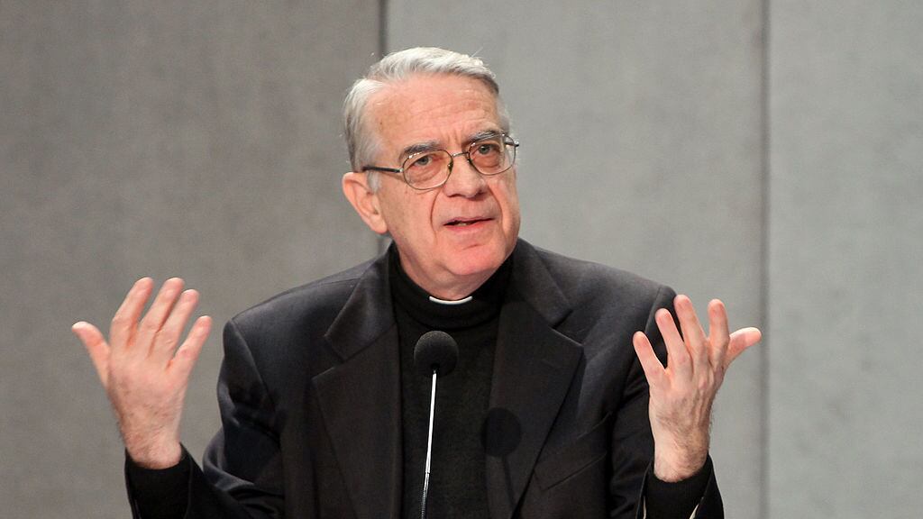 Federico Lombardi, exvocero del Vaticano.