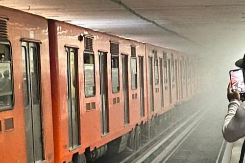 Marcha lenta en esta línea del Metro CDMX por revisión a un tren; reportan retrasos y falta de luz