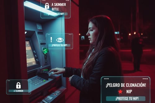 Fraudes en cajeros aumentan en diciembre: Así operan las trampas que ponen en riesgo tu aguinaldo