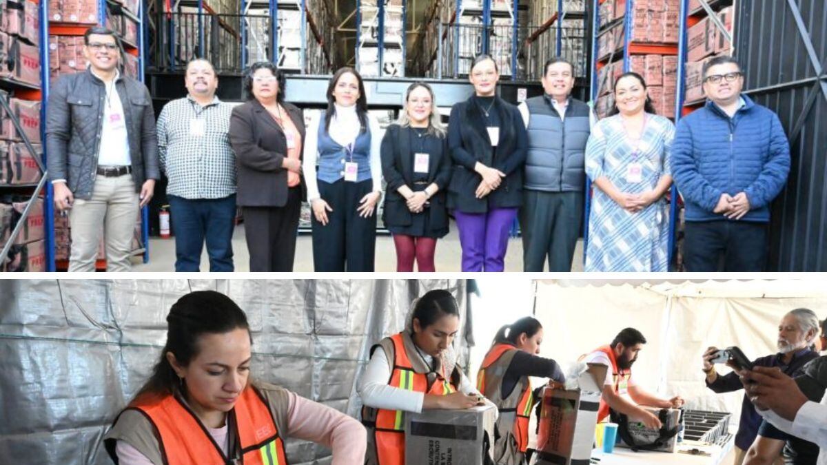 Por primera vez se reciclará el material electoral.