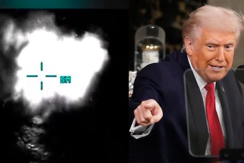 ¡Escala la tensión! Trump asegura que EU destruyó nueve buques de guerra de Irán