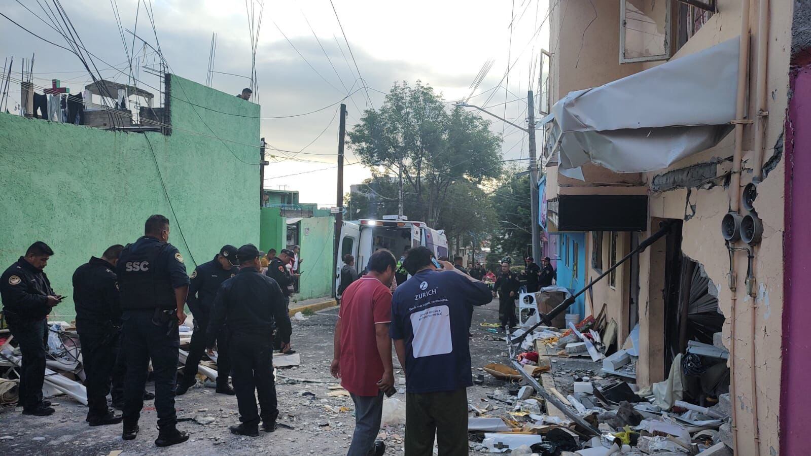 Explosión en Álvaro Obregón.