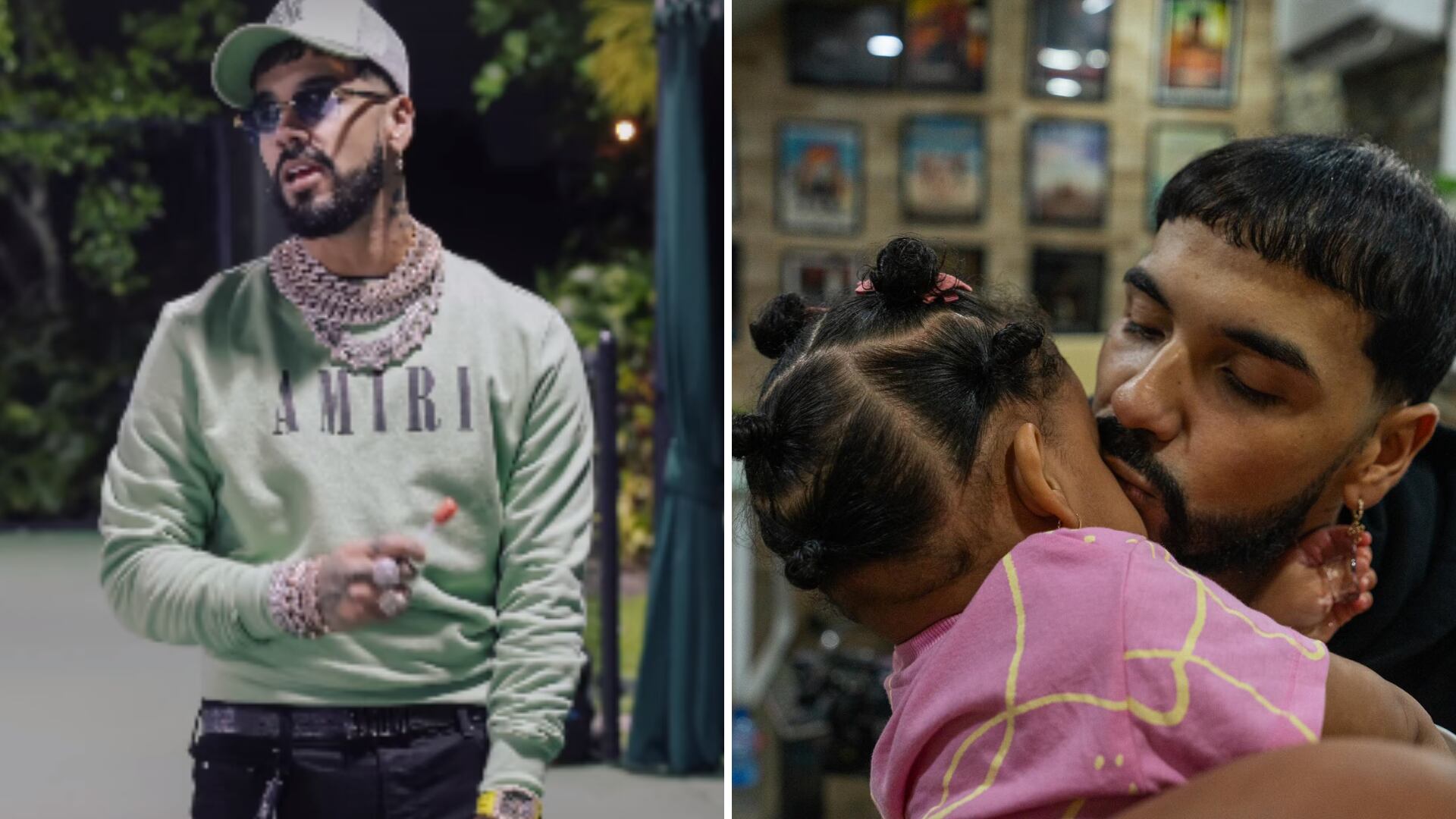 El cantante Anuel compartió unas tiernas imágenes de sus tres hijos: Pablo, Gianella y Cattleya, y conmovió a sus fanáticos.