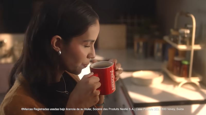 Nescafé, Mujer dormida, Nestlé