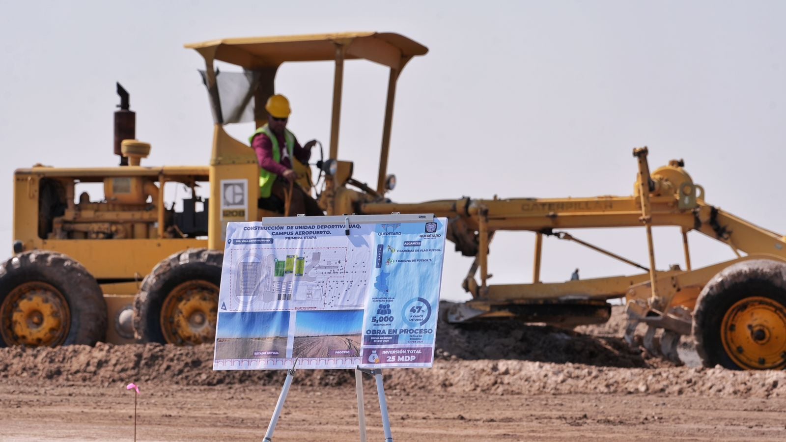 Va al 47% nueva unidad deportiva de la UAQ Campus Aeropuerto