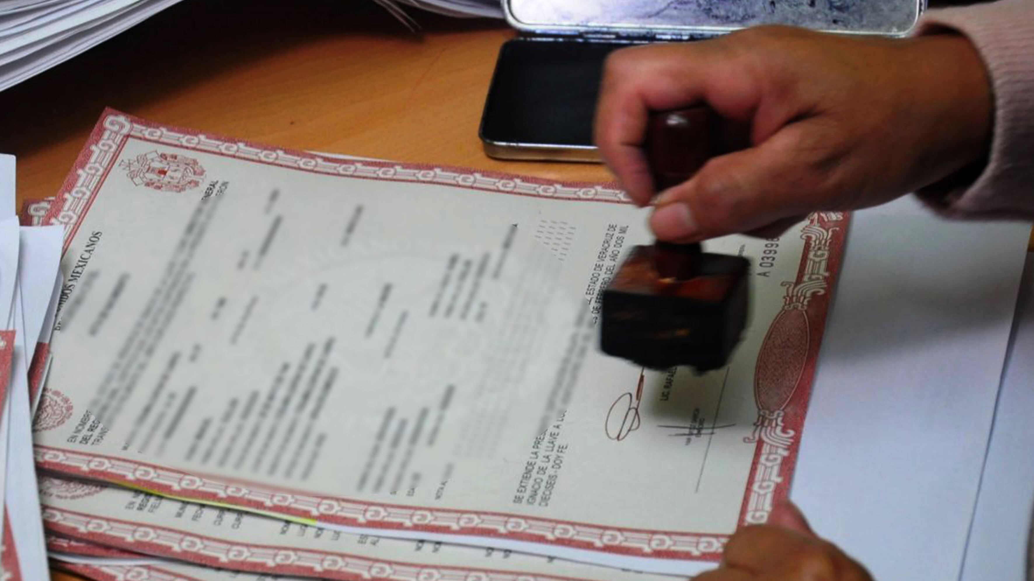 Acta de Nacimiento registro