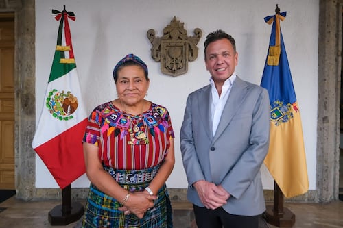 El Gobierno de Jalisco y Rigoberta Menchú convienen agenda por nueva Cultura de la Paz